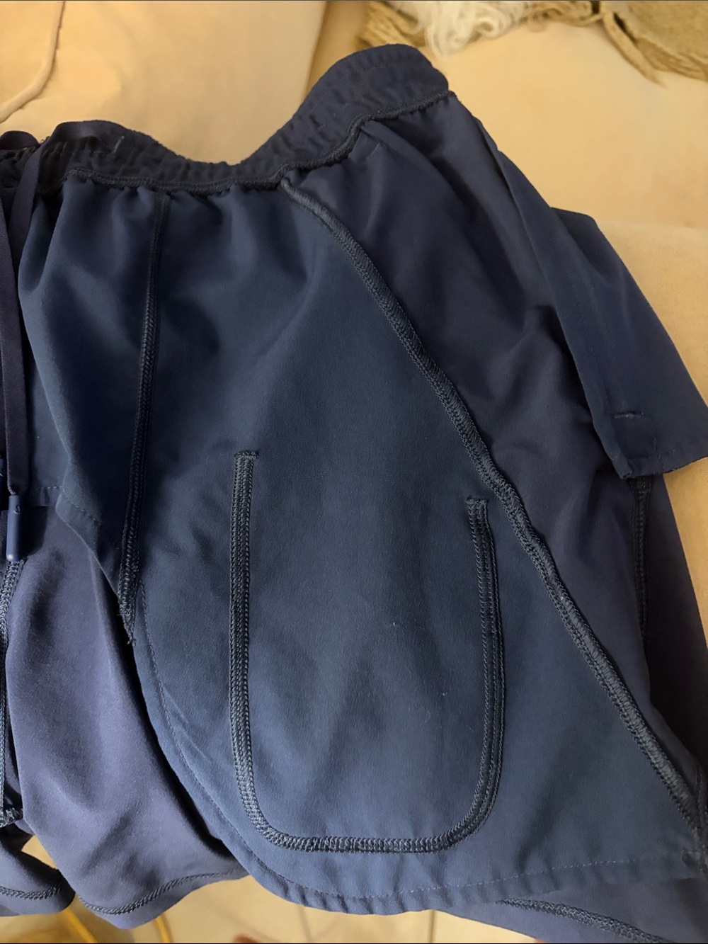 lululemon athletica Navy Drawstring Shorts - Picture 6 of 8
